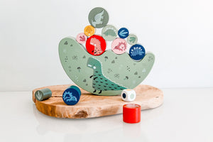 Geschicklichkeitsspiel – Balancierende Dinosaurier - tablude.com