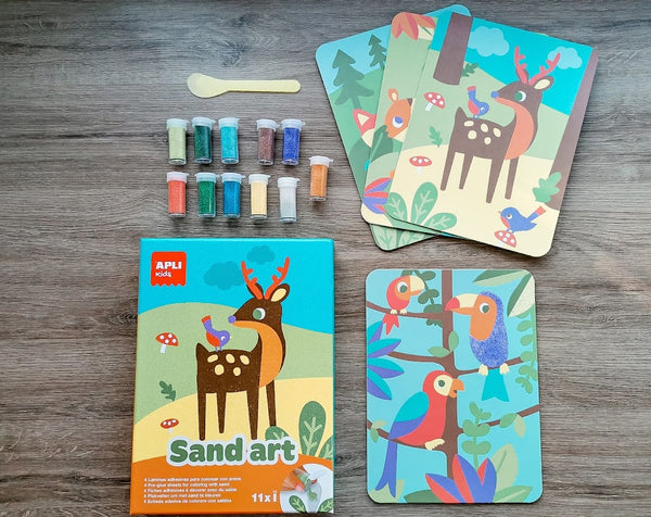 Malset mit Sand - tablude.com