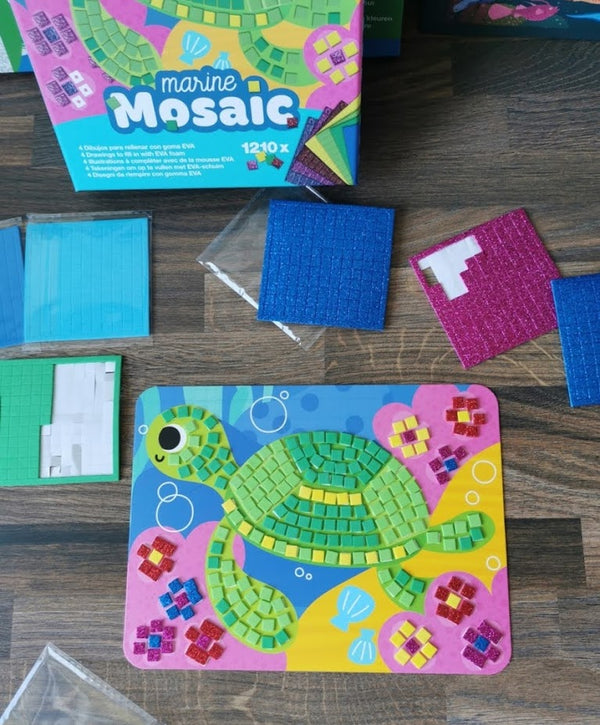 Mosaik-Malset – Seepferdchen - tablude.com