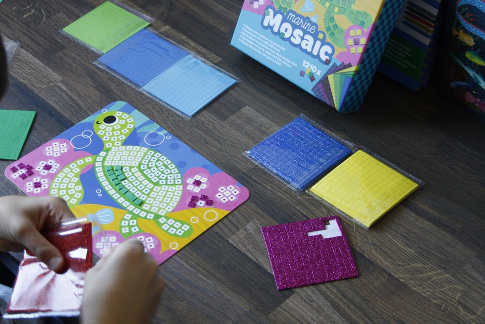 Mosaik-Malset – Seepferdchen - tablude.com