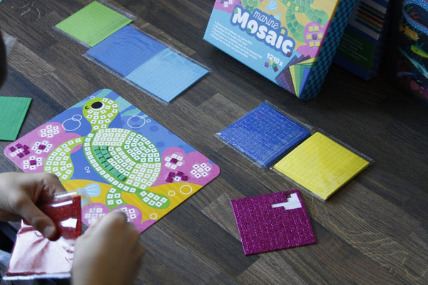 Mosaik-Malset – Seepferdchen - tablude.com