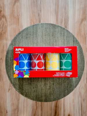 Geometrische Aufkleber-Set auf XL-Rollen - tablude.com