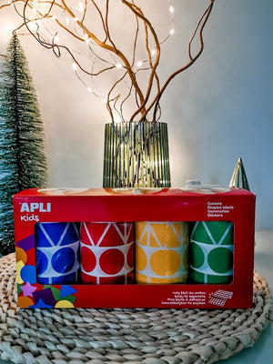 Geometrische Aufkleber-Set auf XL-Rollen - tablude.com
