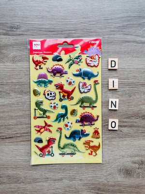 Metallic-Aufkleber – Dinosaurier - tablude.com