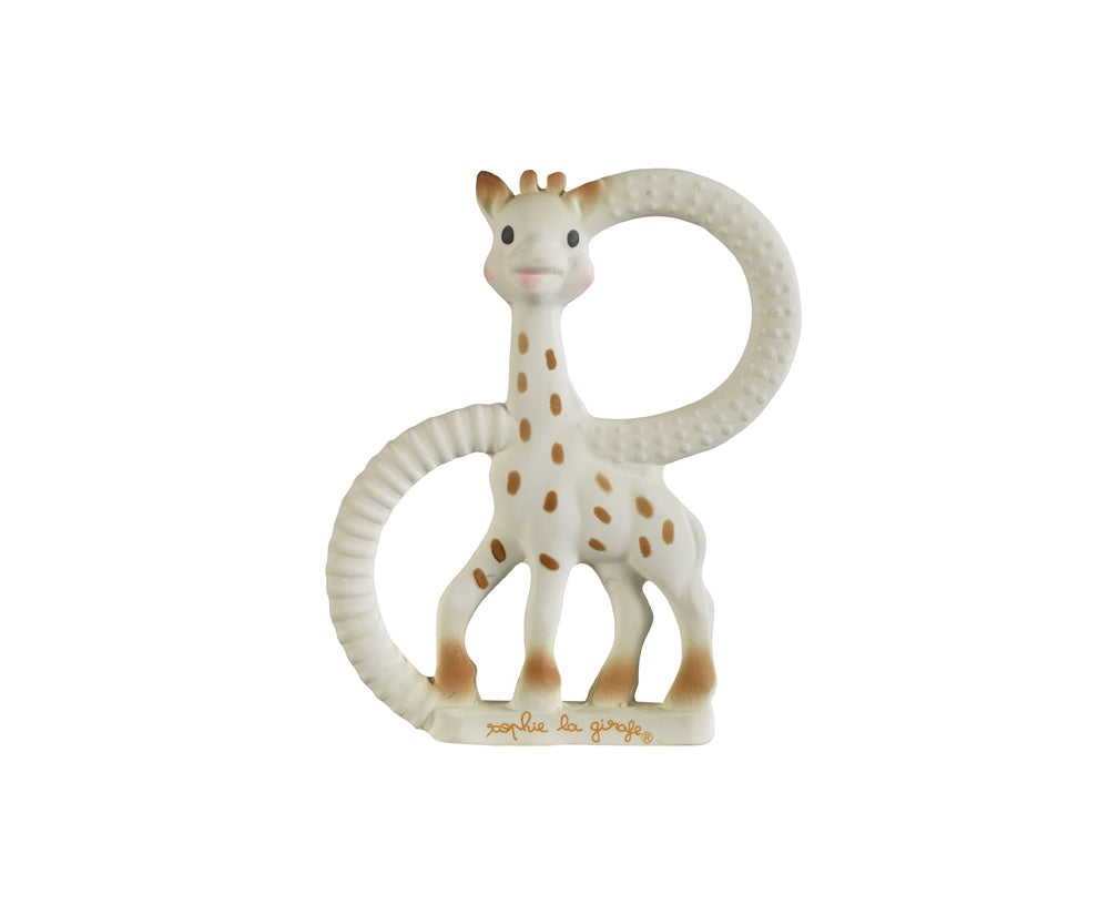 Sophie die Giraffe Dreierpack  – Sophie die Giraffe mit Schlüsselanhänger und Beißring So'Pure - tablude.com