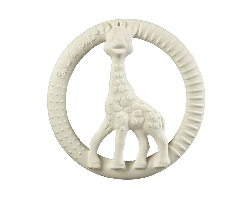 Runder Beißring aus Kautschuk Sophie die Giraffe So'pure - tablude.com