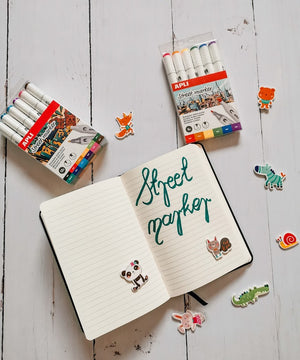 Doppelseitige Marker Street Marker – 6 Farben - tablude.com