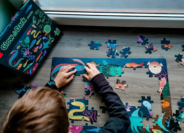 Im Dunkeln leuchtendes Puzzle – Ozean 5+ - tablude.com