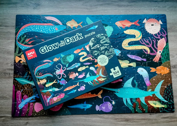 Im Dunkeln leuchtendes Puzzle – Ozean 5+ - tablude.com
