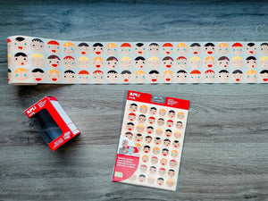 Aufkleber-Set auf Rolle – Emotionen - tablude.com