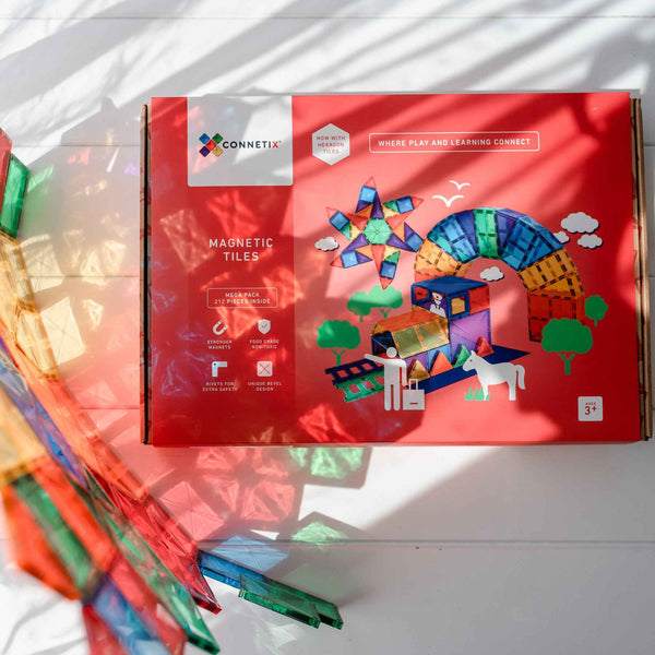 Magnetbausteine – Rainbow Mega Pack 212 Teile - tablude.com