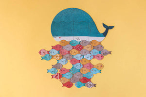 Puzzle – Wal und Fische - tablude.com