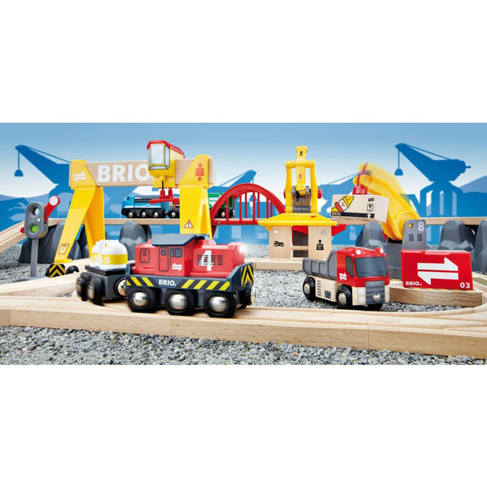 Holz-Eisenbahn Cargo Deluxe