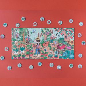 Puzzle 24 Teile – Der Garten der Kaninchen - tablude.com