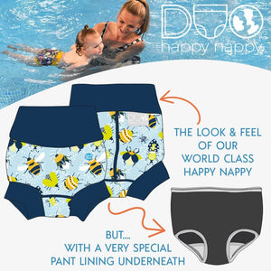 Schwimmwindel Happy Nappy DUO 24-36 Monate Wiese (XXL)
