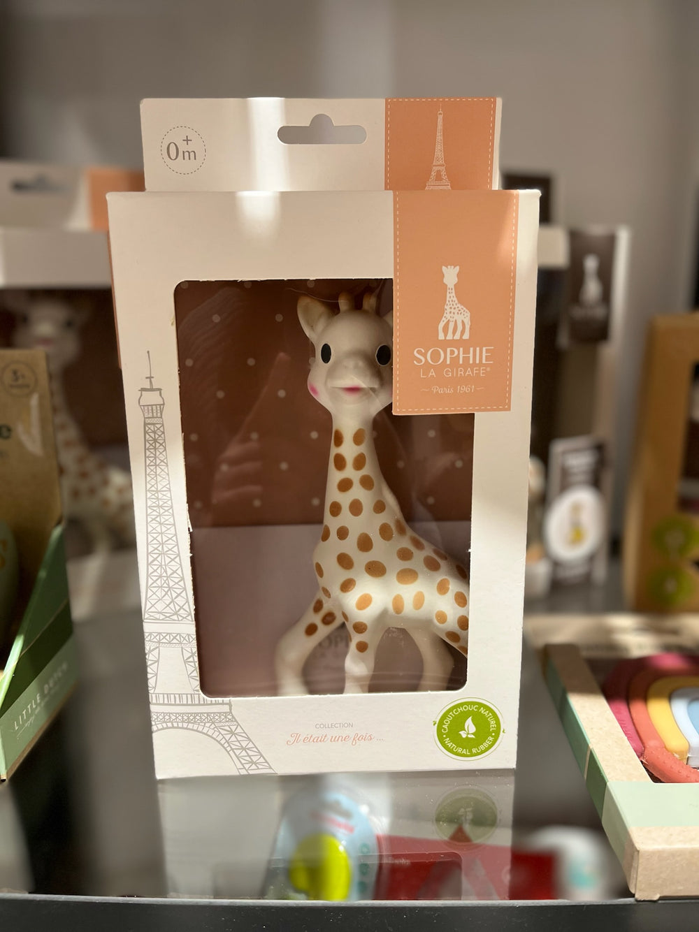 Sophie die Giraffe  in Kartonverpackung - tablude.com