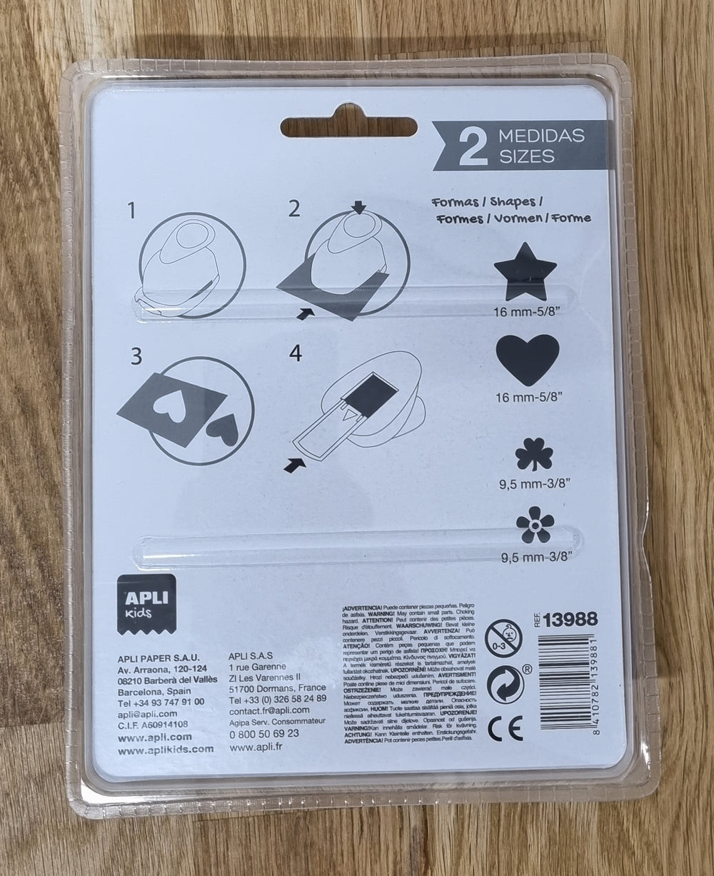 Set mit dekorativen Locher – 4 Motive - tablude.com