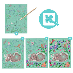 Kratzspiel - Tierbegegnungen - tablude.com