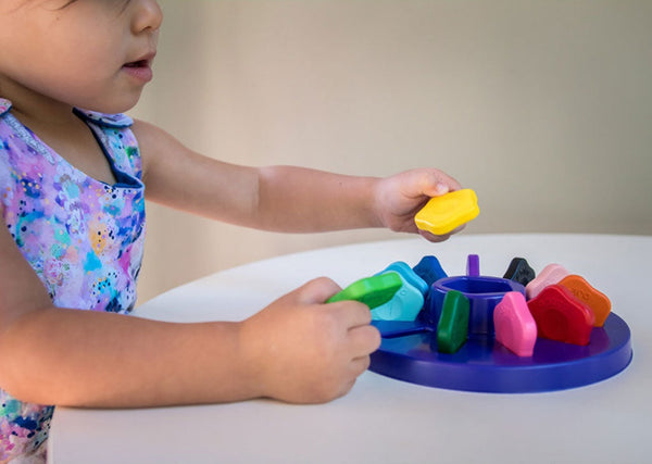 Set mit 12 Blumen-Buntstiften für Kleinkinder - tablude.com