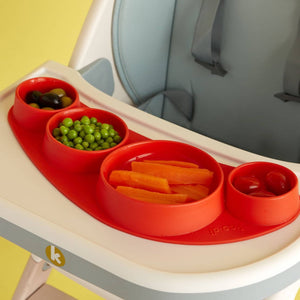 Silikonteller Tiny Tapas – Ladybug