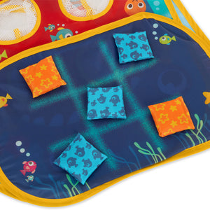 Geschicklichkeitsspiel 3 in 1 – Beutel mit Erbsen – Toss 'n' Score - tablude.com
