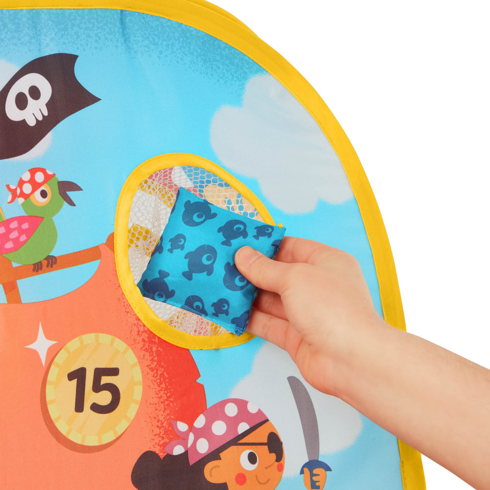 Geschicklichkeitsspiel 3 in 1 – Beutel mit Erbsen – Toss 'n' Score - tablude.com