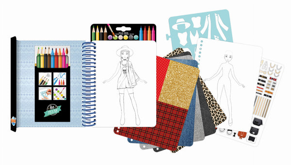 Design Skizzenbuch - Rock Outfits - tablude.com
