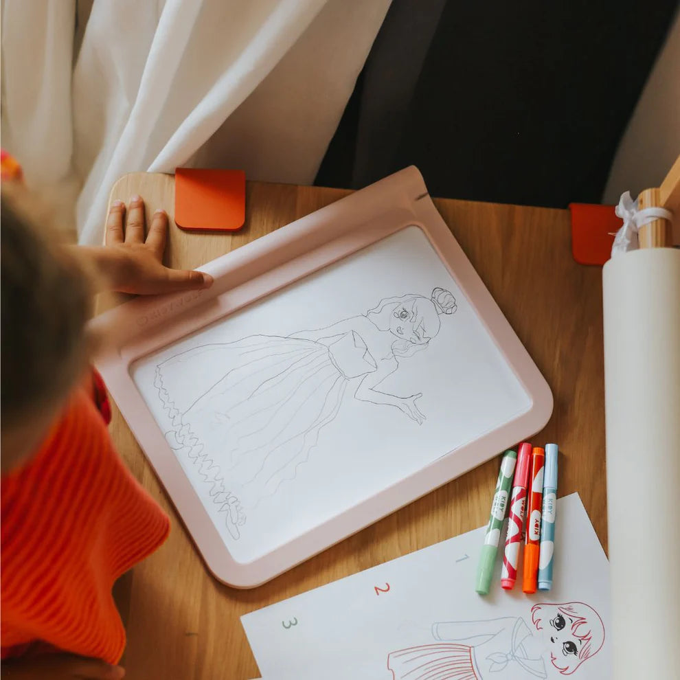 Podświetlany tablet do nauki pisania i rysowania Kidydraw Pro Kidywolf - Fashion