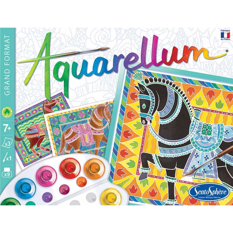 Aquarellum painting set - Horses