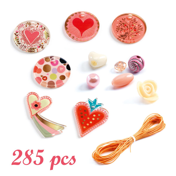 Schmuck-Set – Herzperlen - tablude.com