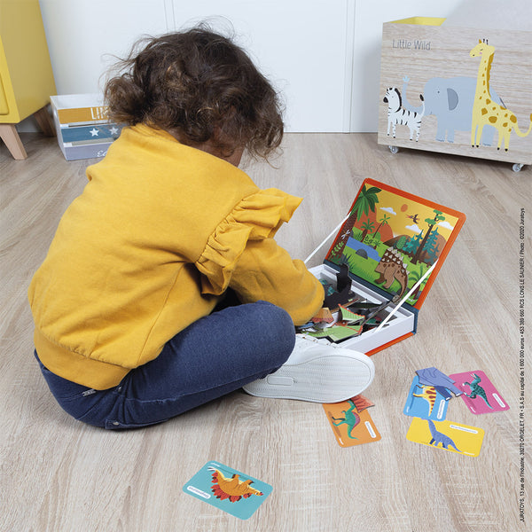 Magnetisches Puzzle Magnetibook – Dinosaurier - tablude.com