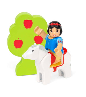 Holzschlitten Disney – Schneewittchen und die Tiere