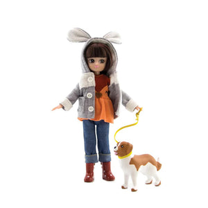 Puppe mit Hund