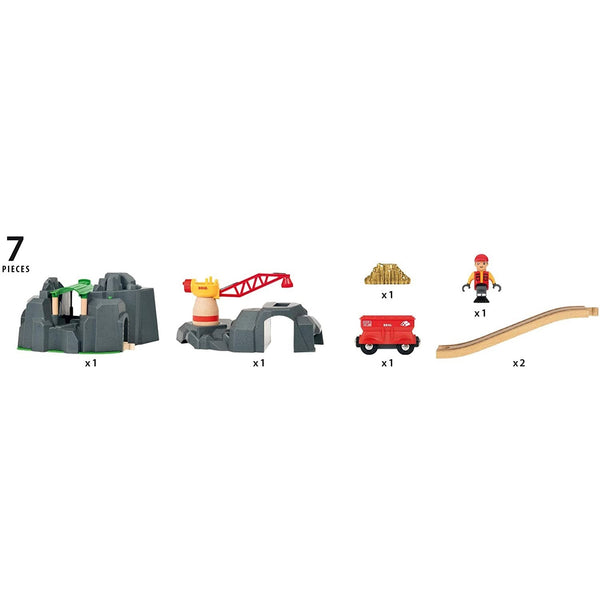 Bergtunnel mit Aufzug