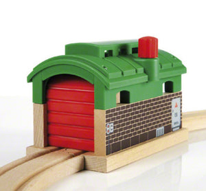 Garage für Lokomotive