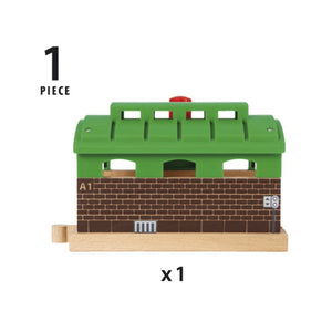 Garage für Lokomotive