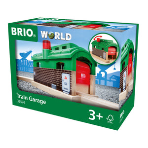 Garage für Lokomotive