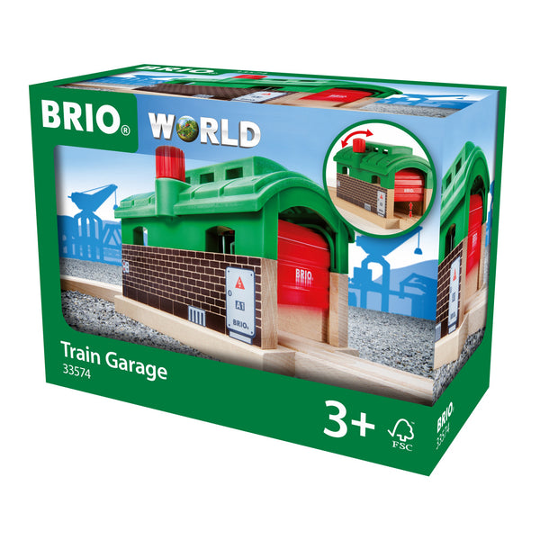 Garage für Lokomotive