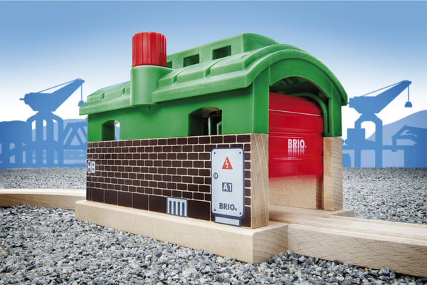 Garage für Lokomotive