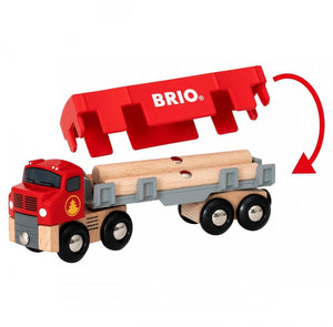 Holztransport-Lkw