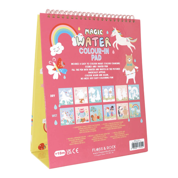Magische Wassermalseiten mit Ständer - Enchanted World - tablude.com