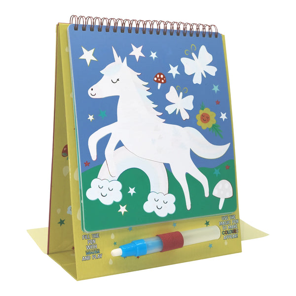 Magische Wassermalseiten mit Ständer - Enchanted World - tablude.com