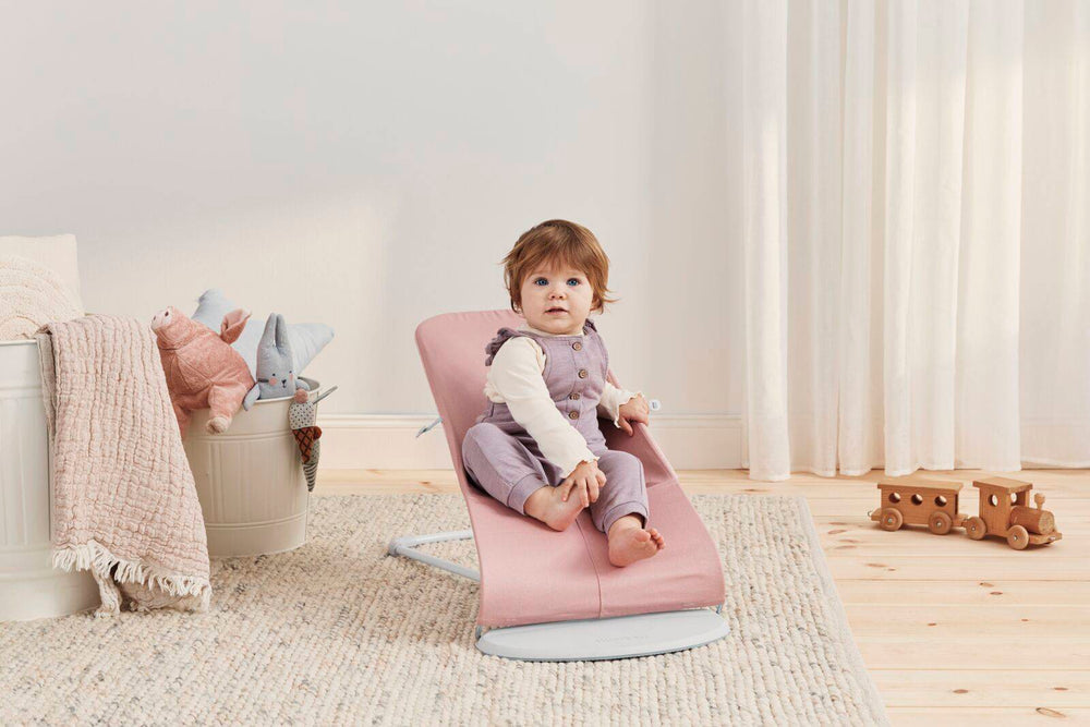 Babywippe BLISS 3D Jersey – Hellrosa