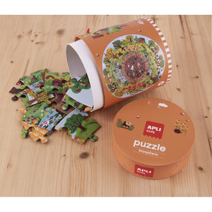 Runde Puzzles in einer Tube – Biosphäre 5+ - tablude.com