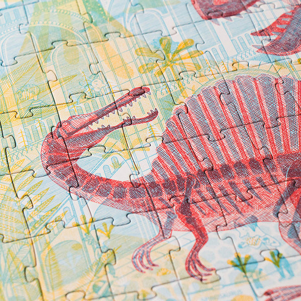 Lernpuzzle mit Spiel – Entdecke die Welt der Dinosaurier - tablude.com