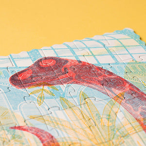 Lernpuzzle mit Spiel – Entdecke die Welt der Dinosaurier - tablude.com