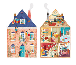 Doppelseitiges Puzzle für Kinder – Willkommen in meinem Zuhause - tablude.com