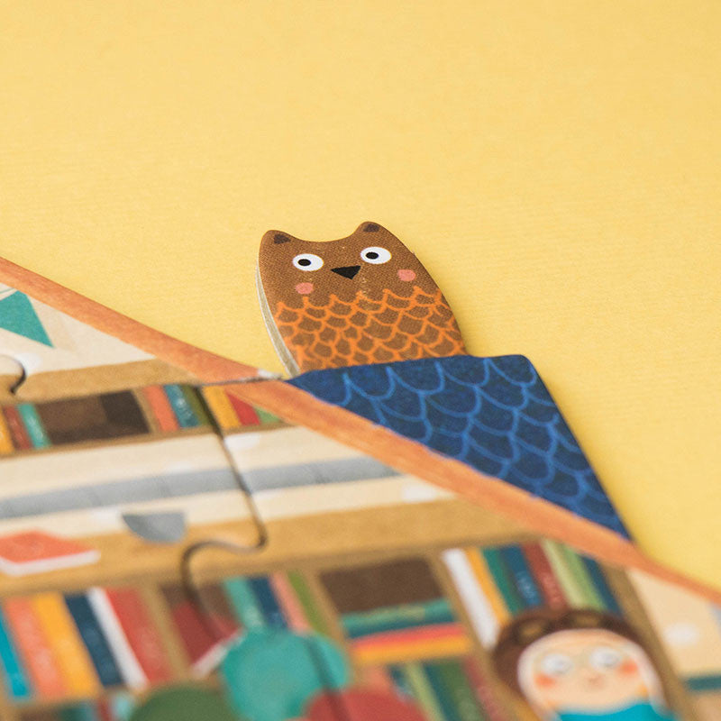Doppelseitiges Puzzle für Kinder – Willkommen in meinem Zuhause - tablude.com