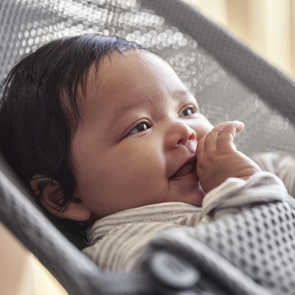 Babywippe BLISS MESH – Grau