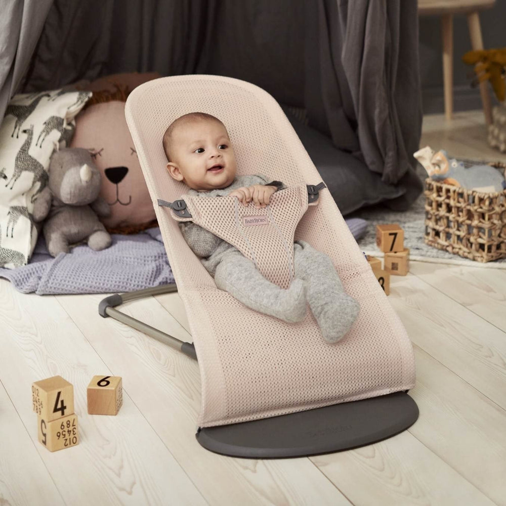 Babywippe BLISS MESH – Perlrosa